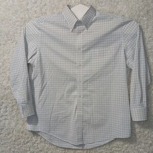 LAUREN Ralph Lauren Mens‎ Stretch Fabric Regular Fit Plaid Button Large Shirt